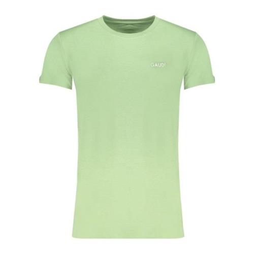 Groen Heren T-shirt met korte mouwen Gaudi , Green , Heren