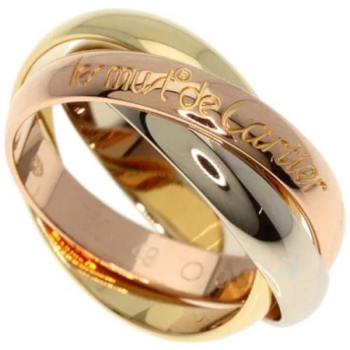 Pre-owned Rose Gold rings Cartier Vintage , Yellow , Dames