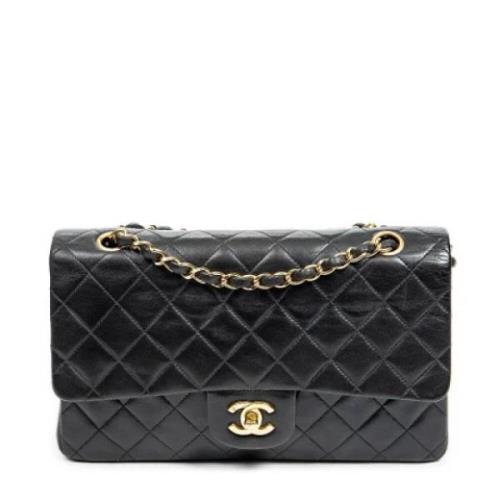 Pre-owned Leather chanel-bags Chanel Vintage , Black , Dames