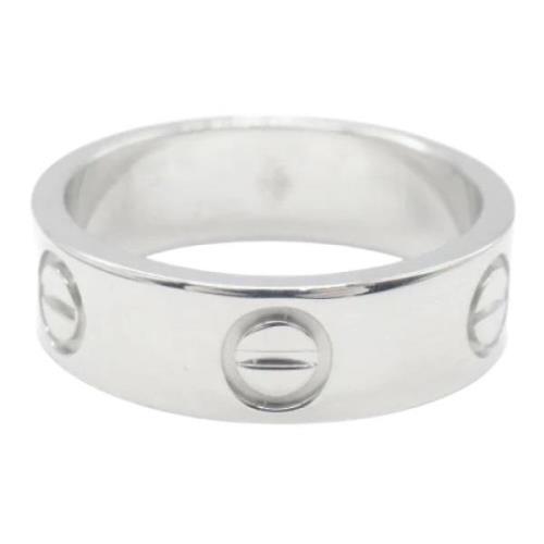 Pre-owned White Gold rings Cartier Vintage , Gray , Dames