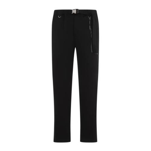 Zwarte Slim Fit Riem Broek Mastermind World , Black , Heren