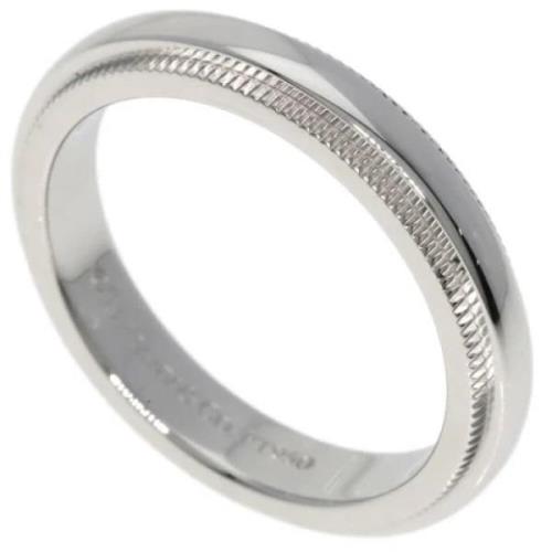 Pre-owned Platinum rings Tiffany & Co. Pre-owned , Gray , Dames