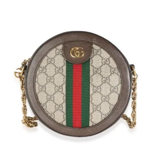 Pre-owned Canvas gucci-bags Gucci Vintage , Beige , Dames