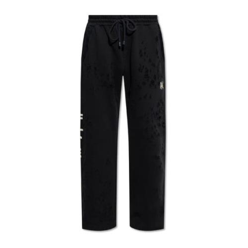 Sweatpants met logo Amiri , Black , Heren