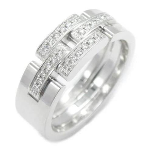 Pre-owned White Gold rings Cartier Vintage , Gray , Dames