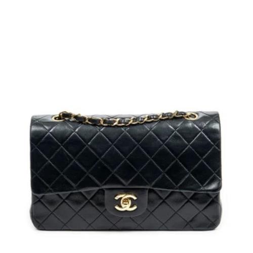 Pre-owned Leather chanel-bags Chanel Vintage , Black , Dames