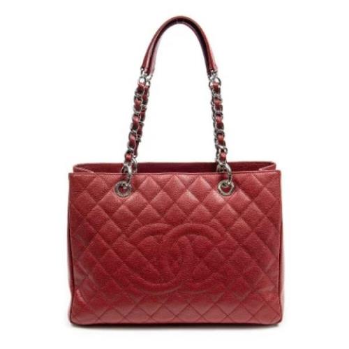 Pre-owned Leather chanel-bags Chanel Vintage , Red , Dames