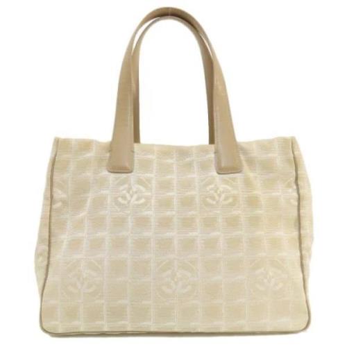 Pre-owned Canvas totes Chanel Vintage , Beige , Dames