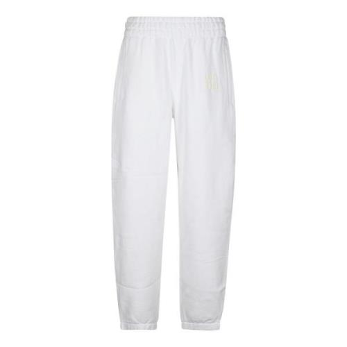 Logo Terry Sweatpant Klassieke Stijl T by Alexander Wang , White , Dam...