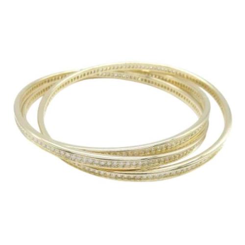 Pre-owned Yellow Gold bracelets Cartier Vintage , Yellow , Dames