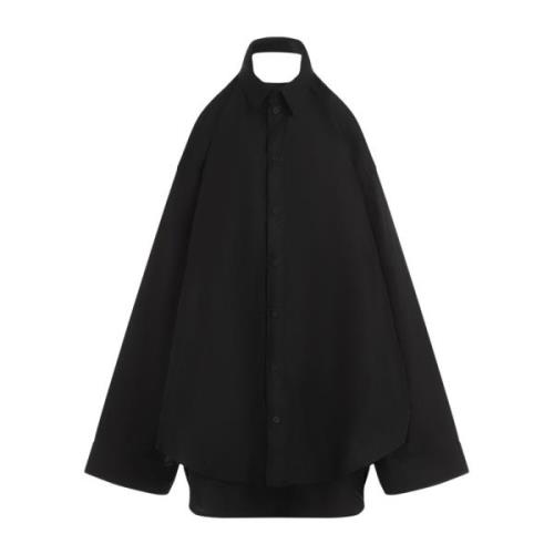 Zwarte Suspended Shirt Balenciaga , Black , Dames