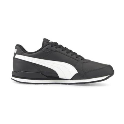 Zwart Witte Runner Sneakers Puma , Black , Heren