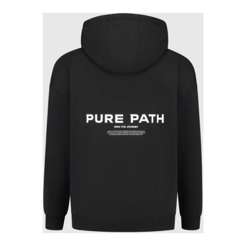 Zwarte Signature Hoodie Heren Pure Path , Black , Heren