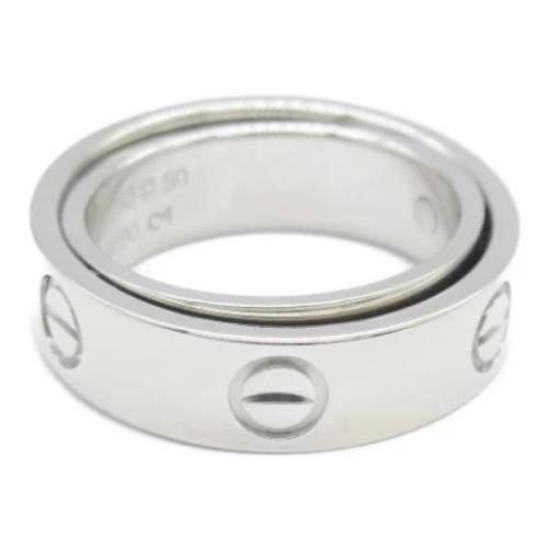 Pre-owned White Gold rings Cartier Vintage , Gray , Dames