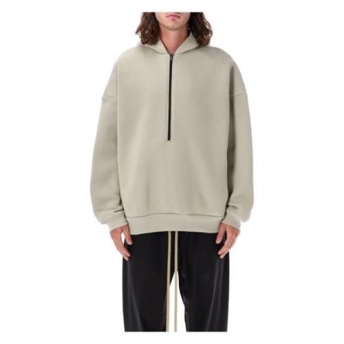 Paris Sky Gebreide Truien Half Zip Hoodie Fear Of God , Beige , Heren