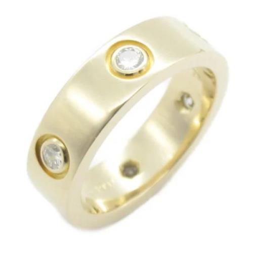 Pre-owned Pearl rings Cartier Vintage , Yellow , Dames