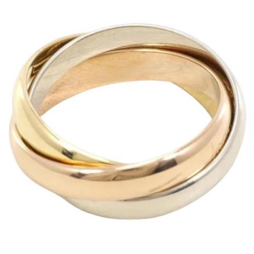 Pre-owned Rose Gold rings Cartier Vintage , Yellow , Dames