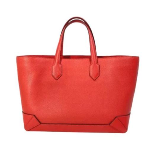 Pre-owned Fabric shoulder-bags Hermès Vintage , Red , Dames