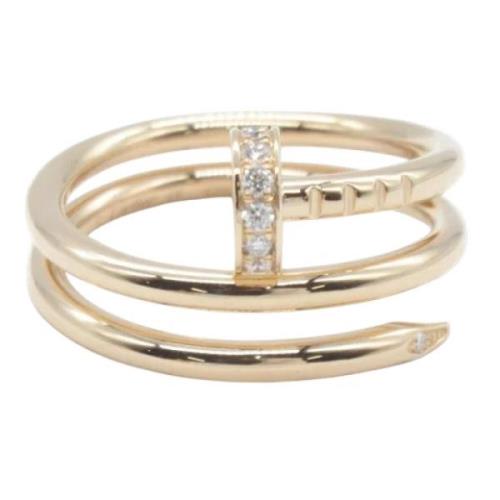 Pre-owned Rose Gold rings Cartier Vintage , Yellow , Dames