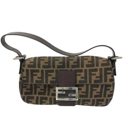 Pre-owned Fabric fendi-bags Fendi Vintage , Brown , Dames