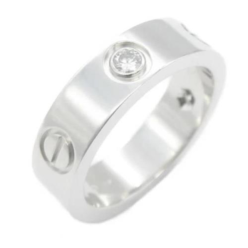 Pre-owned White Gold rings Cartier Vintage , Gray , Dames