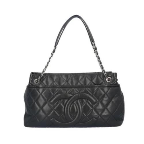 Pre-owned Leather chanel-bags Chanel Vintage , Black , Dames