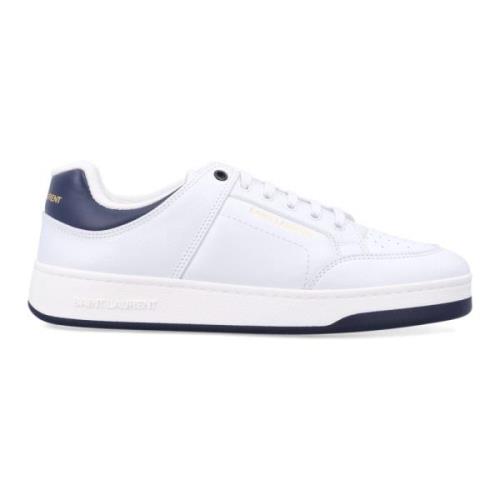 Witte Blauwe Sneakers SL 61 Saint Laurent , White , Heren