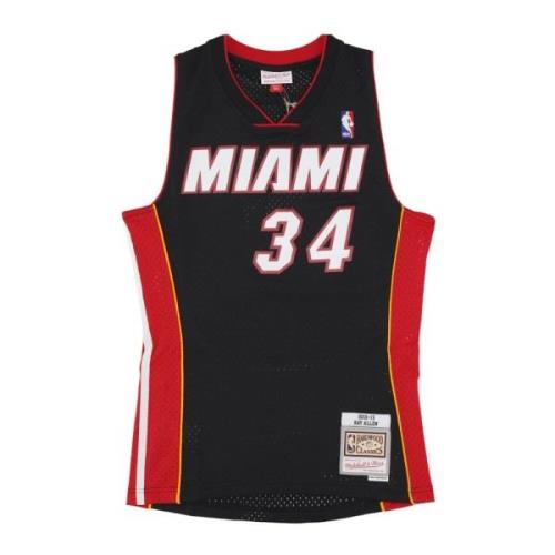 NBA Zwarte Jersey 2012 Ray Allen Mitchell & Ness , Black , Heren