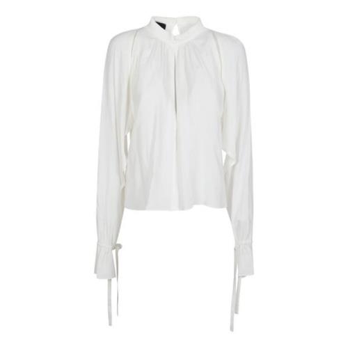 Elegante Metz Blouse voor Vrouwen Pinko , White , Dames