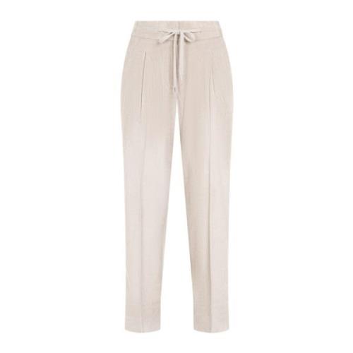 Beige Velvet Joggingbroek Peserico , Beige , Dames