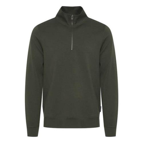 Halfzip sweatshirt: Deep Depths | Freewear Groen Casual Friday , Green...