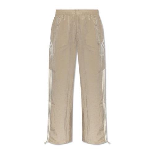 Trainingsbroek met logo Adidas Originals , Beige , Dames