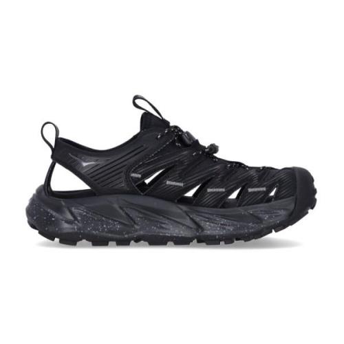 Zwarte outdoor trekking sandaal schoen Hoka One One , Black , Heren