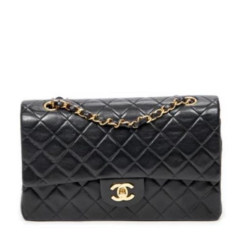 Pre-owned Leather chanel-bags Chanel Vintage , Black , Dames