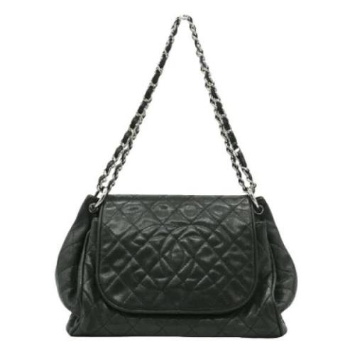 Pre-owned Leather chanel-bags Chanel Vintage , Black , Dames