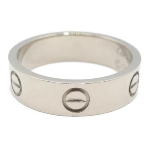 Pre-owned White Gold rings Cartier Vintage , Gray , Dames