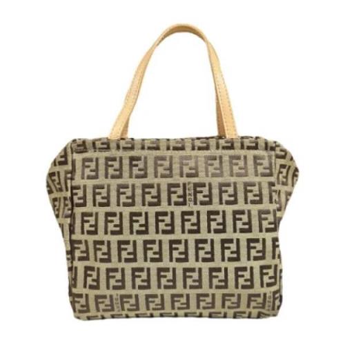 Pre-owned Fabric fendi-bags Fendi Vintage , Beige , Dames