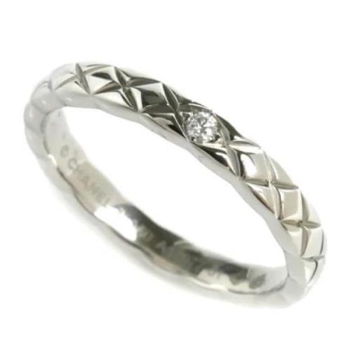 Pre-owned Platinum chanel-jewelry Chanel Vintage , Gray , Dames