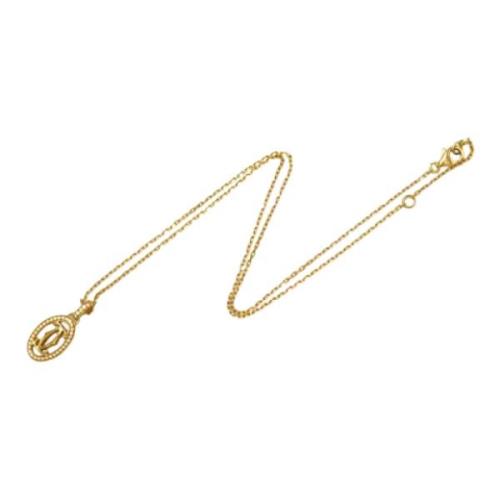 Pre-owned Rose Gold necklaces Cartier Vintage , Yellow , Dames