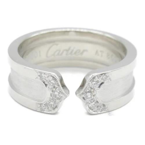 Pre-owned White Gold rings Cartier Vintage , Gray , Dames