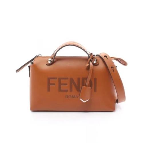 Pre-owned Leather fendi-bags Fendi Vintage , Brown , Dames