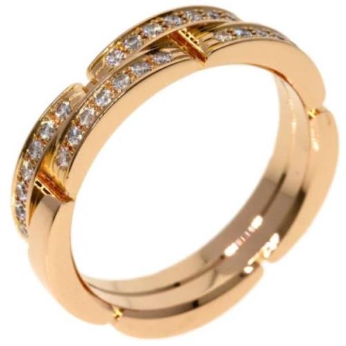 Pre-owned Rose Gold rings Cartier Vintage , Yellow , Dames