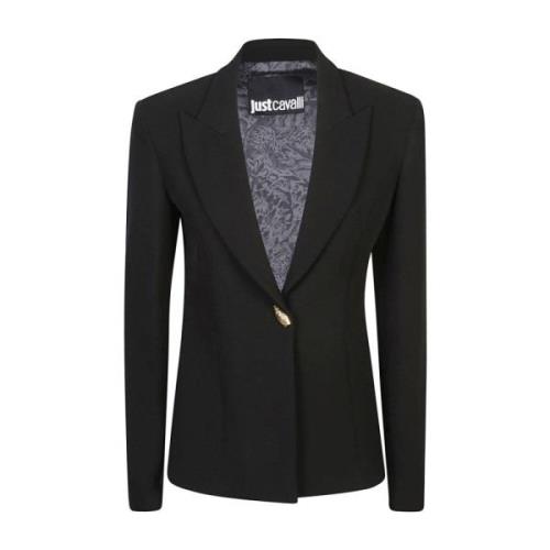 Zwarte bovenkleding voor vrouwen Aw24 Just Cavalli , Black , Dames