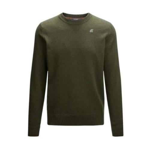 Groen Zwart Shirt K-Way , Green , Heren