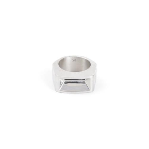 Palladio Imploded Ring Rick Owens , Gray , Dames