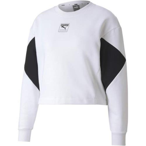 Wit Zwart Sweatshirt Puma , White , Heren