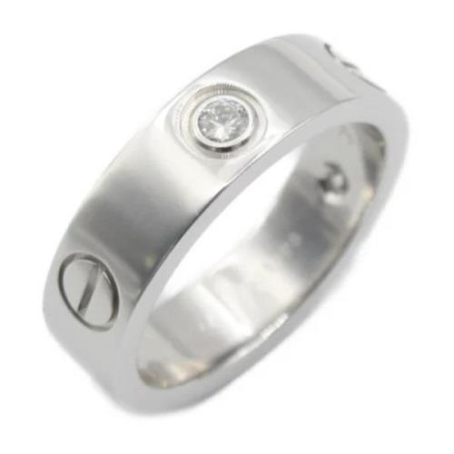 Pre-owned White Gold rings Cartier Vintage , Gray , Dames