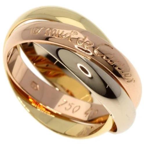 Pre-owned Rose Gold rings Cartier Vintage , Yellow , Dames