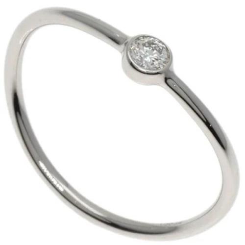 Pre-owned Platinum rings Tiffany & Co. Pre-owned , Gray , Dames