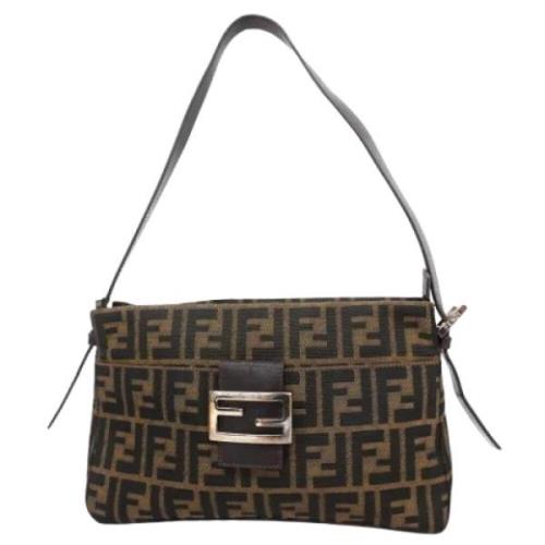 Pre-owned Nylon fendi-bags Fendi Vintage , Brown , Dames